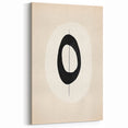 Modern Minimalist Geometric Art - Black and White Abstract Illustration