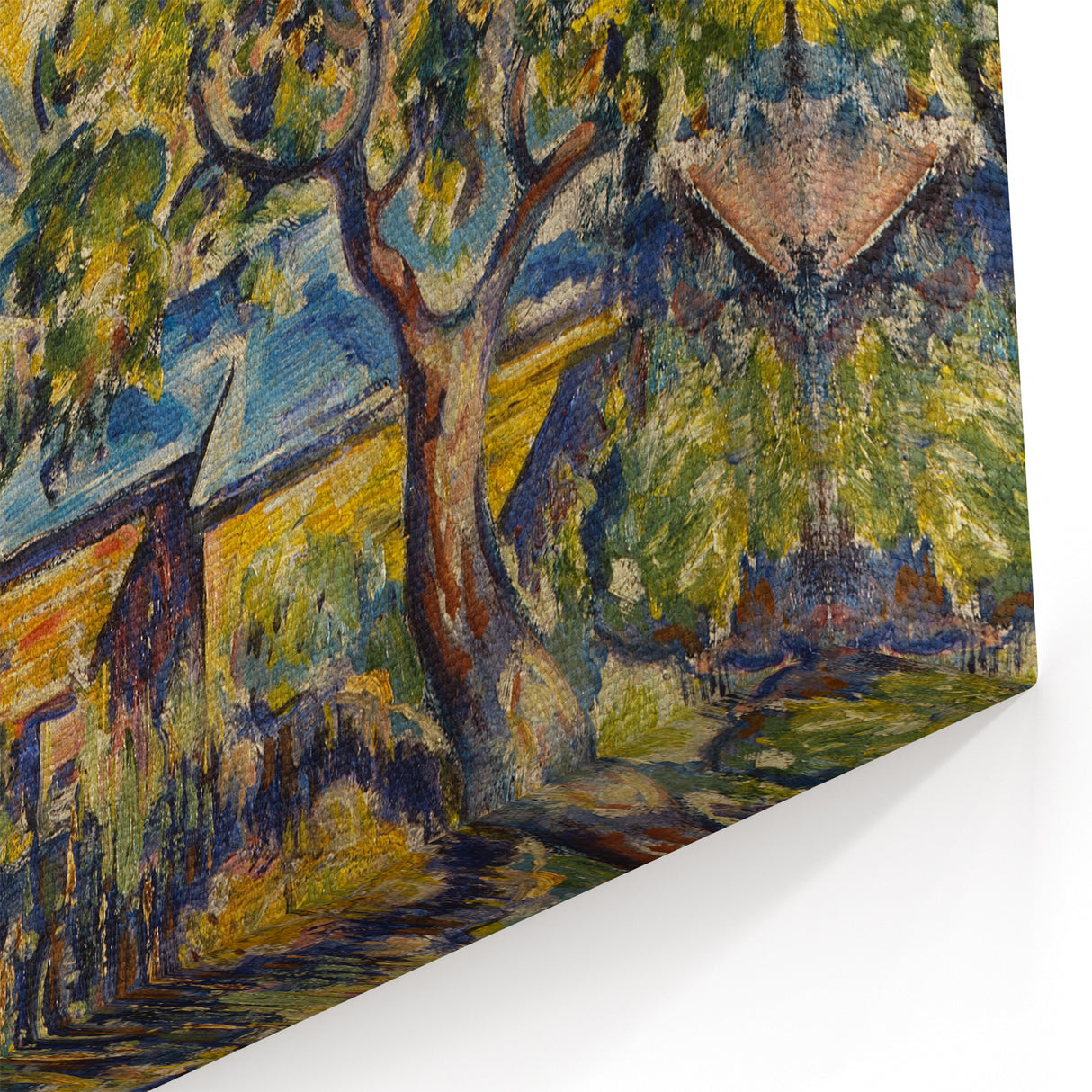 Impressionist Landscape - Modern Wall Art of Rolling Hills and Trees