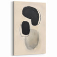 Minimalist Black and Gray Abstract Art - Modern Geometric Wall Decor