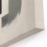 Minimalist Black and Gray Geometric Art - Modern Abstract Wall Decor