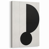 Minimalist Black and White Geometric Art - Bold Abstract Wall Decor