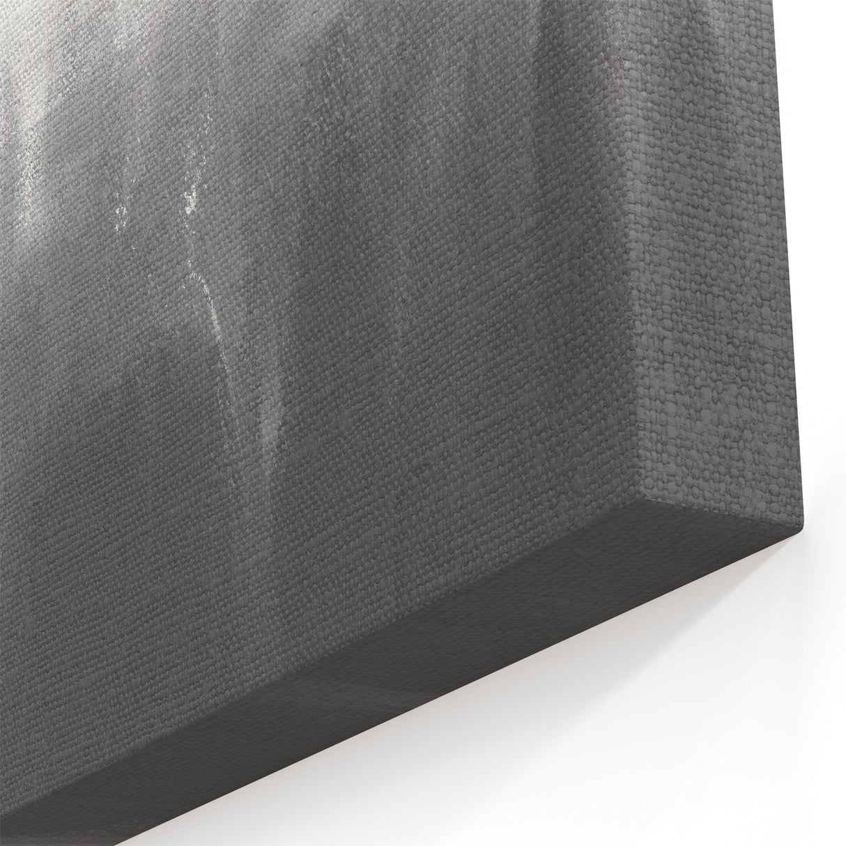 Minimalist Gray and White Abstract Art - Subtle Modern Wall Decor