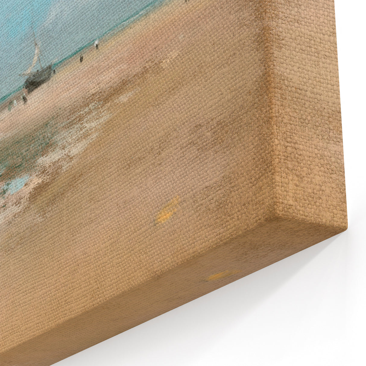 Impressionist Beach Wall Art - Degas Low Tide Seascape, Framed Print