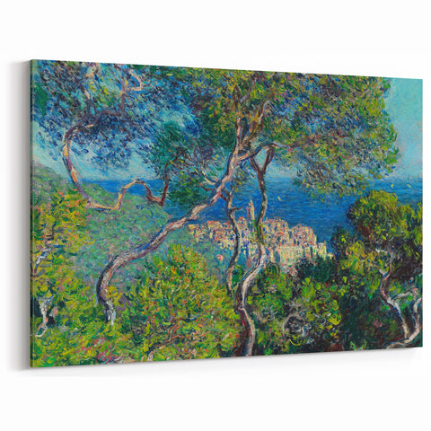 Impressionist Wall Art - Monet's Bordighera Coastal Landscape Print