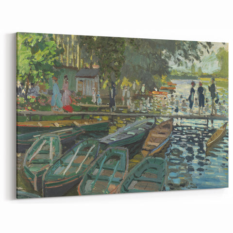 Impressionist Riverside Scene - Monet's Bathers at La Grenouillère Print
