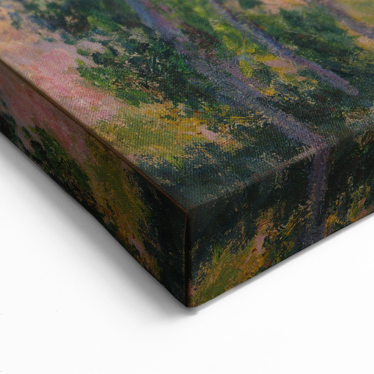 Impressionist Sunrise - Monet's Poplars at Giverny, Elegant Framed Print