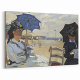 Impressionist Beach Scene - Monet's The Beach at Trouville, Print