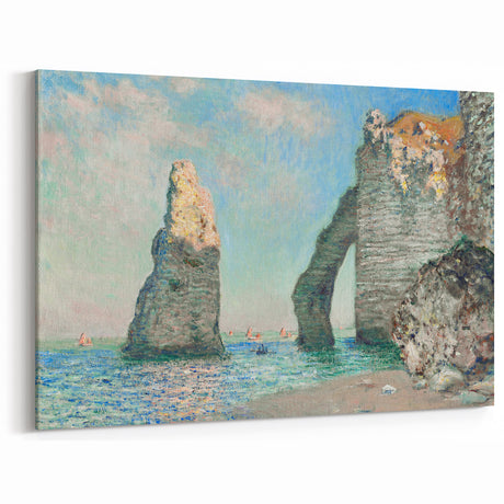 Claude Monet's The Cliffs at Étretat - Impressionist Seascape Print