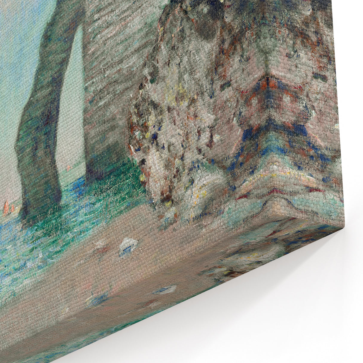 Claude Monet's The Cliffs at Étretat - Impressionist Seascape Print