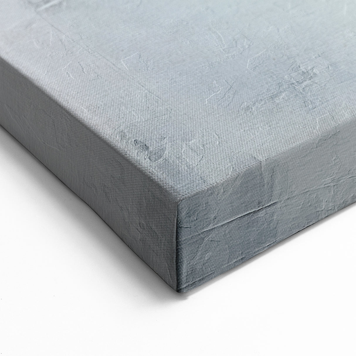 Minimalist Strokes and Lines Abstract Art – Light Gray and Blue Canvas