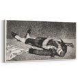 Édouard Manet's Dead Toreador - Dramatic Black and White Art Print