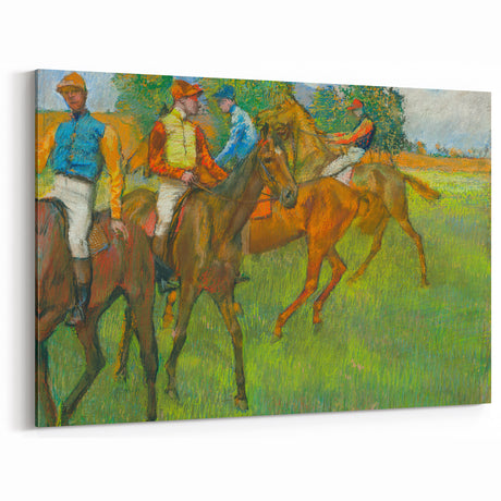 Edgar Degas' Before the Race - Impressionist Equestrian Art Print