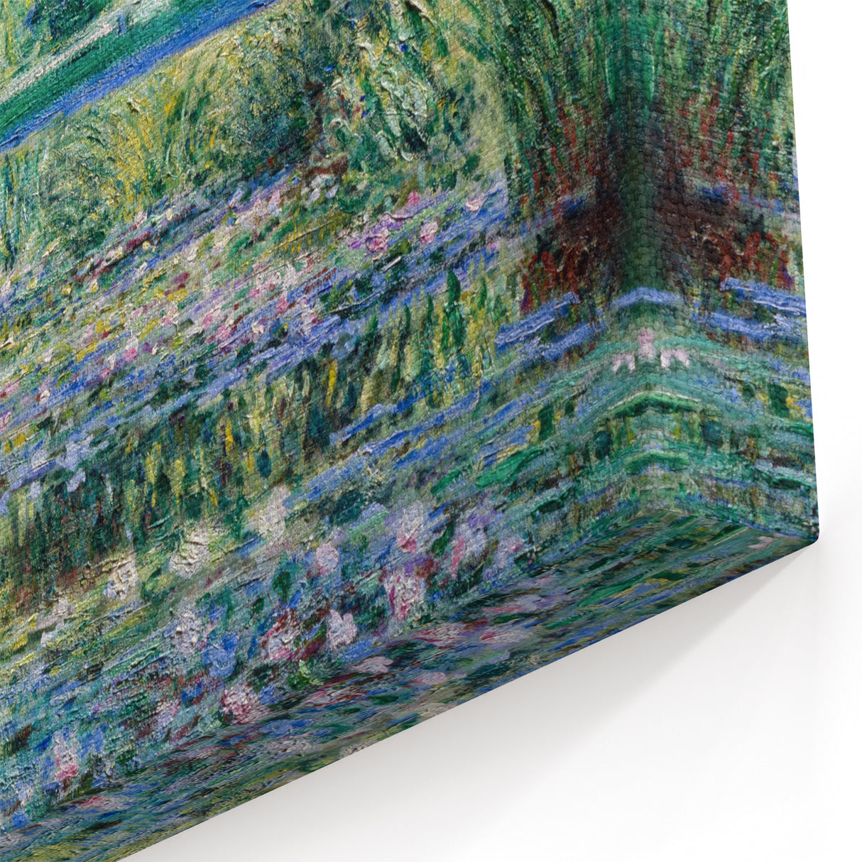 Claude Monet's Water Lilies and Japanese Bridge - Impressionist Garden Art