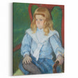 Mary Cassatt's Boy with Golden Curls - Charming Impressionist Portrait Art