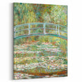 Claude Monet's Bridge over a Pond of Water Lilies - Serene Impressionist Art