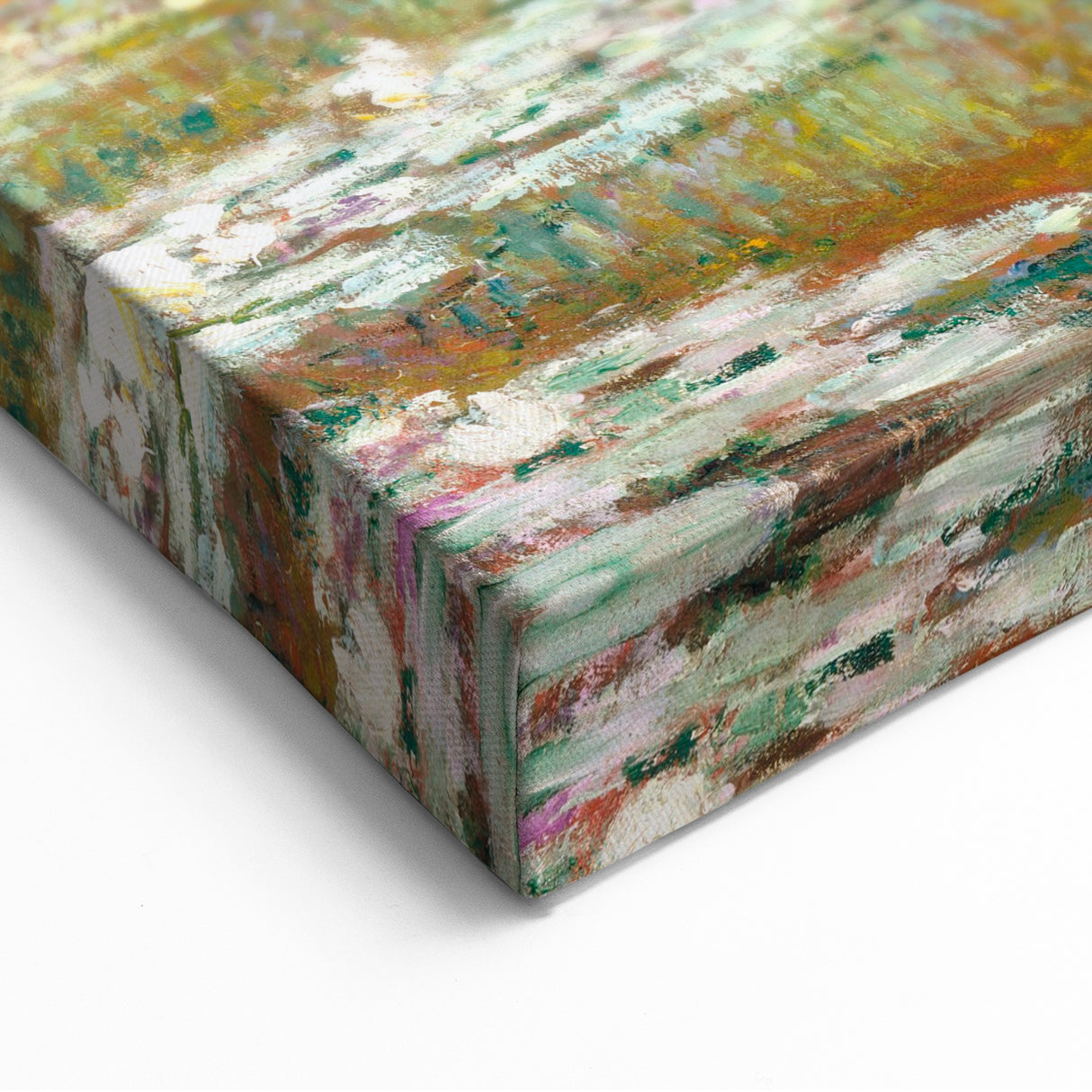 Claude Monet's Bridge over a Pond of Water Lilies - Serene Impressionist Art