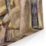 Oxenbridge Pond Landscape - Modern Nature Art Print by Paul Nash