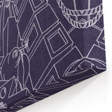 SPQR Modern Line Art Print - Intricate Abstract Design by Victor Proetz