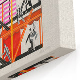Theater Maquettes - Bold Abstract Modern Wall Art in Vibrant Colors