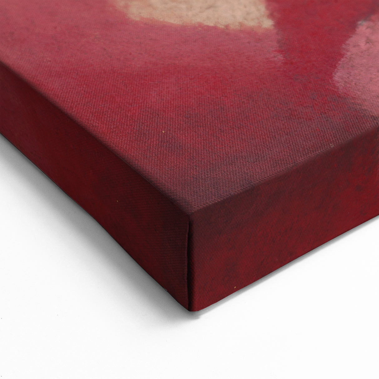 Still Life with Lamp - Warm Modern Wall Art in Red and Orange Tones