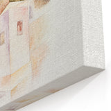 Abstract Bermuda Landscape - Soft Modern Wall Art in Pastel Hues