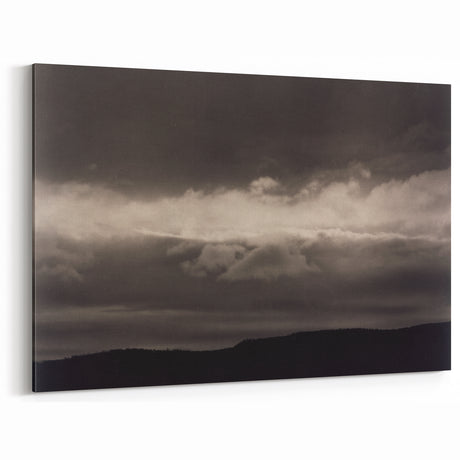 Monochrome Cloudscape - Moody Modern Wall Art in Black and White