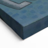 Abstract Figures - Modern Wall Art with Bold Shapes in Cool Tones