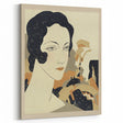 Art Deco Woman’s Portrait - Stylish Modern Wall Art in Neutral Tones