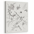 Small Worlds - Abstract Modern Wall Art in Monochrome Line Design