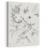 Small Worlds - Abstract Modern Wall Art in Monochrome Line Design