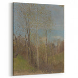 Spring Motif - Tranquil Landscape Wall Art in Soft, Earthy Tones