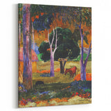 Modern Wall Art - Abstract Landscape with Horse & Pig | Contemporary Art