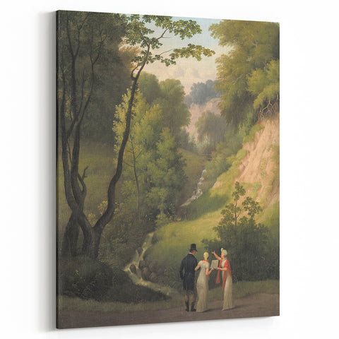Realism Art Print of a Scenic Walk in Nature - Devil’s Cleft Scene