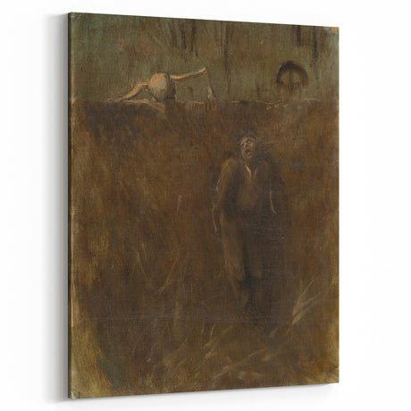 Realism Art Print of Memento - Dark and Thought-Provoking Scene