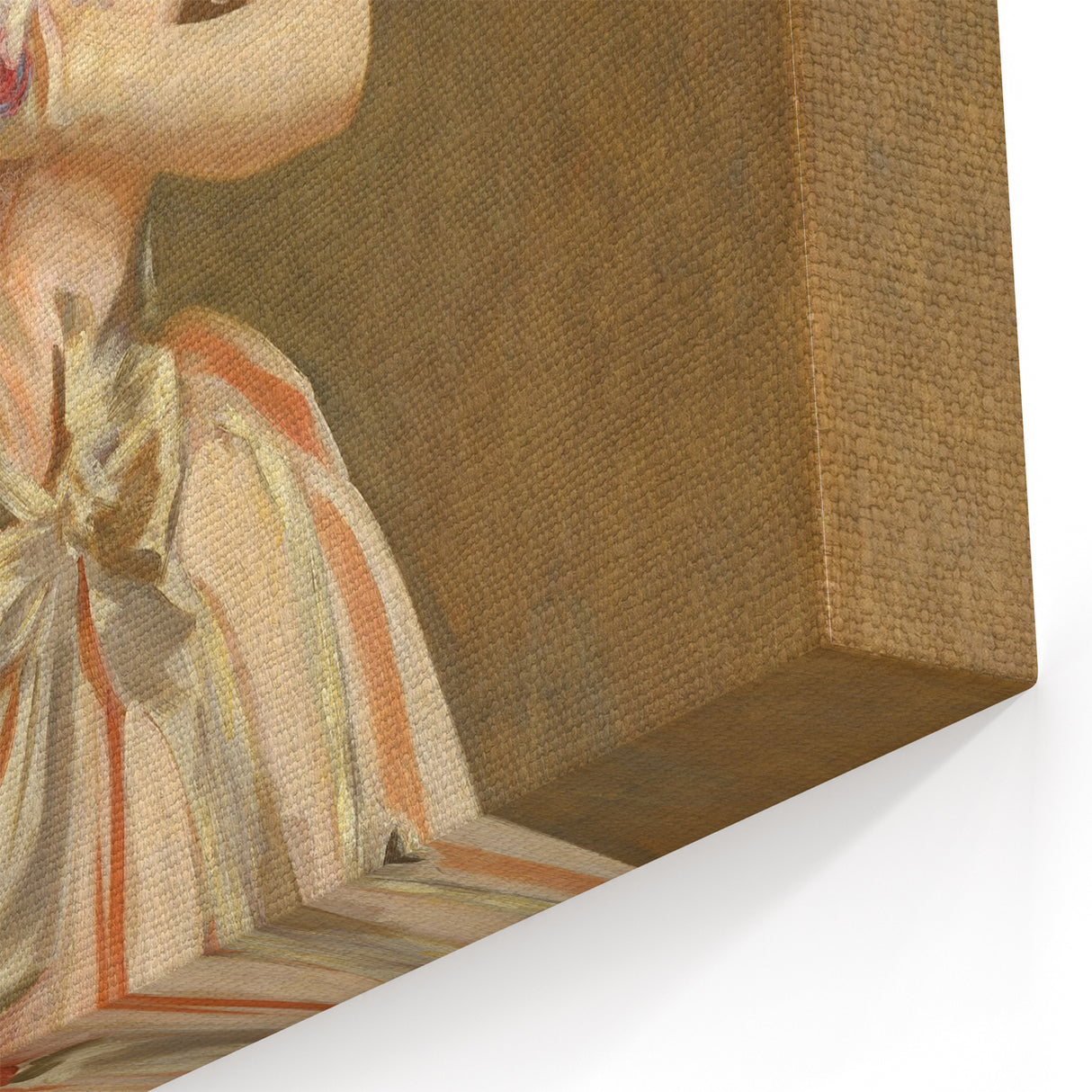 Classical Realism Portrait - Elegant Victorian Lady Realistic Wall Art