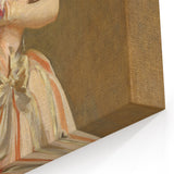 Classical Realism Portrait - Elegant Victorian Lady Realistic Wall Art
