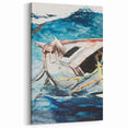 Realism Art Prints - Study of The Gulf Stream by Winslow Homer Canvas Art