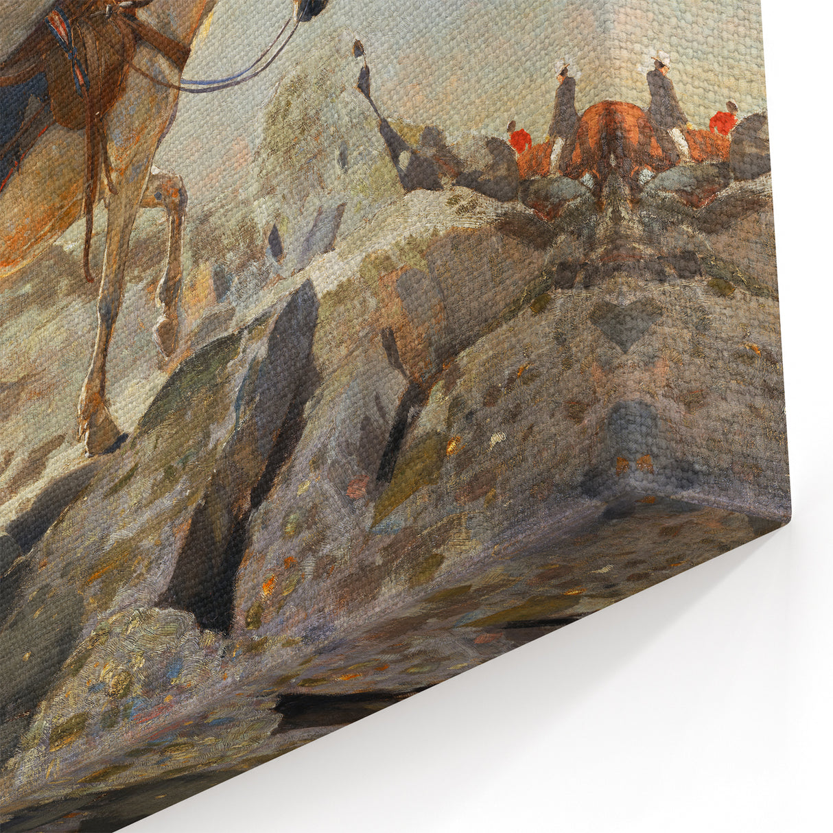 Realism Art Prints - The Bridle Path by Winslow Homer Mountain Scene Canvas