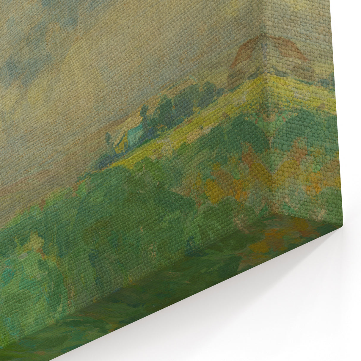 Impressionist Landscape Art: Lajos Csordák's Cloudy Sky Print