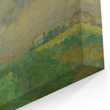 Impressionist Landscape Art: Lajos Csordák's Cloudy Sky Print