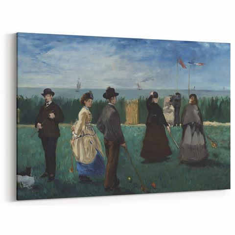 Impressionist Wall Art - The Croquet Game by Edouard Manet Print