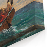 Realism Art Prints - The Flirt by Winslow Homer Nautical Adventure Art