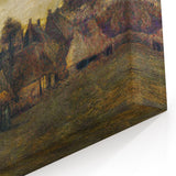 Impressionist Twilight Scene - Farming Village at Twilight by Van Gogh