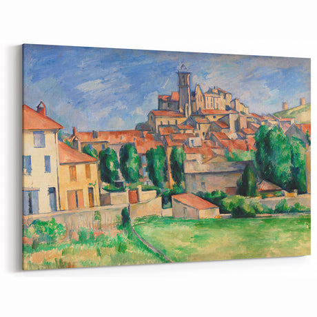 Gardanne Landscape by Cézanne: Impressionist French Village Wall Art