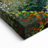 Garden at Sainte-Adresse by Monet: Coastal Impressionist Wall Art Print