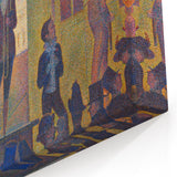 Circus Sideshow by Seurat: Vibrant Pointillist Impressionist Wall Art