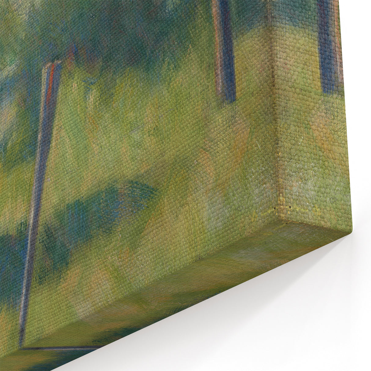Landscape with Stake by Seurat: Peaceful Impressionist Wall Art Print