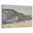 Port-en-Bessin by Seurat: Coastal Pointillist Impressionist Wall Art Print