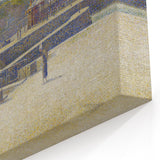 Port-en-Bessin by Seurat: Coastal Pointillist Impressionist Wall Art Print