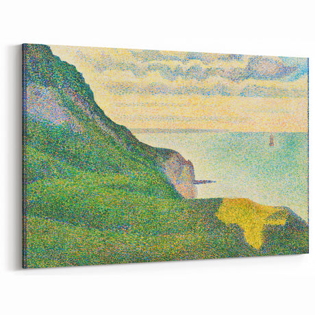 Seascape at Port-en-Bessin by Seurat: Coastal Impressionist Wall Art